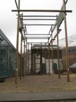 John on the giant swing - with aerial adventure course above.