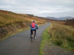A great tarmac surface runs through the moors from Ganavan to Dunbeg