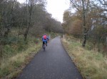 Cycling on the old Oban-Fort William railway line on NCN78