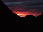 Sunrise from the bealach at Poll Eadar dha Stac