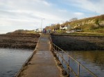 The narrow pier at northern tip of Lismore