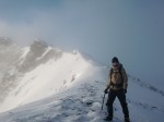 John on Sgurr nan Clach Geala ridge