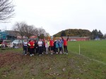 Challengers line up on the last day of the challenge at Bught Park, Inverness
