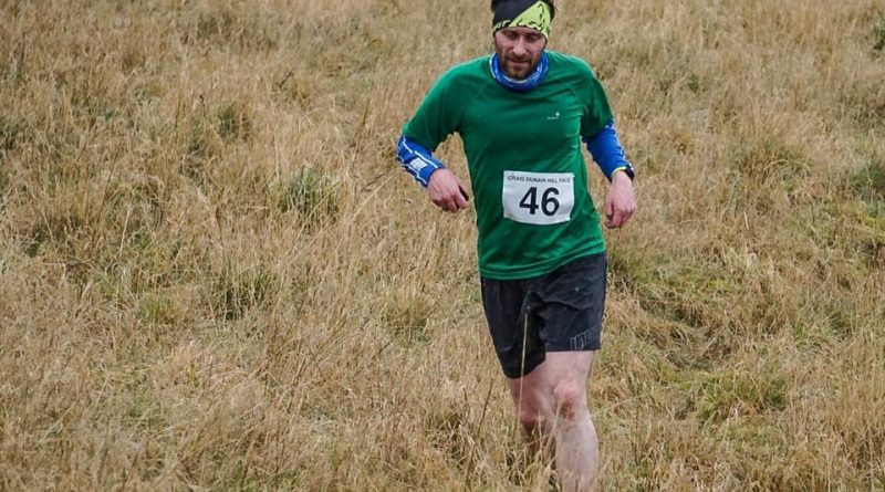 John on his way up during the 2019 Craig Dunain Hill Race. Picture courtesy of Phil Hindell/Highland Hill Runners